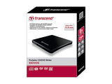 Transcend TS8XDVDS-K Portable 8X DVD, Slim, USB, Black