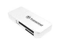 Transcend TS-RDF5W SD/microSD Card Reader, USB 3.1 Gen 1, White