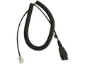 Jabra 8800-01-89 Link Unify Coiled Cord, Qd to Mod Plug