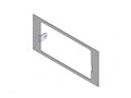 Havis C-EB40-SO3-1P Bracket, Equipment, 1-Piece, 4" Mounting Space, Single Piece