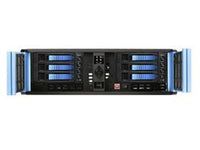 iStarUSA D300L-B6BL-BL 3UFull Size Chassis w/6 Hot Swap Bay blu