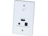 Weltron WB-HW01 HDMI and IR REPEATER WALL PLATE OVER 2XCAT
