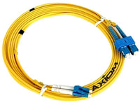Axiom LCSTSD9Y-25M-AX LC/ST OS2 Fiber Cable 25m, Yellow