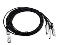 Axiom QSFP-4SFP25G-CU3M-AX QSFP28 DAC Cable for Cisco 3m, Black