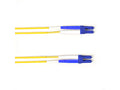 Black Box FOCMRSM-030M-LCLC-YL OS2 9/125 Singlemode Fiber Optic Patch Cable - OFNR PVC, LC to LC, Yellow, 30-m (98.4-ft.), GSA, TAA/