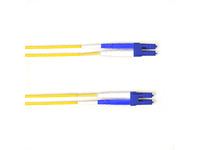 Black Box FOCMRSM-030M-LCLC-YL OS2 9/125 Singlemode Fiber Optic Patch Cable - OFNR PVC, LC to LC, Yellow, 30-m (98.4-ft.), GSA, TAA/