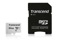 Transcend TS64GUSD300S-A 64GB microSD w/ adapter UHS-I U1 A1