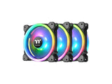 Thermaltake CL-F072-PL12SW-A Riing Trio 120mm 30 LED PWM Fan 3 Pack