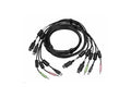 Vertiv CBL0124 Cable, 2-DISPLAYPORT/1-USB/2-AUDIO, 6FT