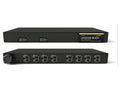 Vertiv I10102 Basic, Upgradeable, 30A, 120V, Horizontal, (8) NEMA 5-20R, breakered, 10 ft power cord with L5-30P, Black Powder Coat