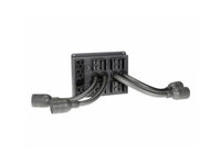 Vertiv PD2-103 Removable power output distribution boxes (PODs) installed in the rear of the UPS. Input and Output Connections: (4) 5-15/20R T-slot