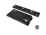 SIIG CE-H24N11-S1 HDMI 1x4 Splitter HDBaseT Extender 4K60Hz, up to 198 ft (60m), TAA Compliant (CE-H24N11-S1)