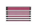 Thermaltake AC-046-CN1NAN-A1 Ttmod Sleeve Ext. PSU Cable Kit, Pink