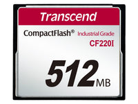 Transcend TS512MCF220I 512MB, CF Card, SLC, Wide Temp