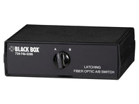 Black Box SW1036A Fiber Optic A/B Desktop Switch - Latching with SC Singlemode Connectors