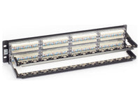 Black Box JPM612A-R8 CAT6 Patch Panel - 2U, Unshielded, 48-Port