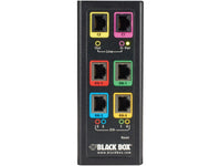 Black Box LB532A-M-R2 Industrial Ethernet Extender Multi-Drop Unit - G-SHDSL 2-Wire, 15-Mbps