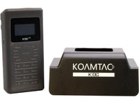 KoamTac 892054 KDC350R2 1-Slot Charging Cradle for KDC350-R2 with Protective Boot on.