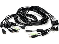Vertiv CBL0117 Cable Assy, 2-HDMI/2-USB/1-AUDIO, 10FT