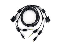 Vertiv CBL0150 Avocent USB Keyboard and Mouse, DVI-D and Audio Cable, 6 ft. forVertiv Avocent SV and SC Series Switches - for Keyboard/Mouse - 6 ft - USB