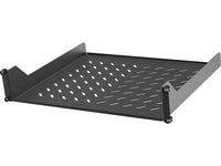 Vertiv VRA3001 2U 19in Fixed Shelf 50lbs - 19in 2U Wide Rack-mountable - Black - Metal - 49.60 lb x Maximum Weight Capacity