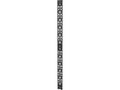 Vertiv VRA6025 VR 42U 4in Wide PDU/Cable Management Bracket Black - Bracket - Black - 2 Pack - 42U Rack Height - Metal
