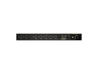 Vertiv 38207 Basic, Surge, 20A, 120V, Horizontal/Vertical, (8) NEMA 5-20R, breakered, 10 ft power cord with L5-20P, Black Powder Coat