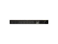 Vertiv 38605 Basic, Surge, 15A, 120V, Horizontal/Vertical, (8) NEMA 5-15R, power switch, breakered, 10 ft power cord with 5-15P, Black Powder Coat