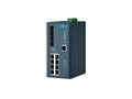 B+B SmartWorx EKI-7712E-4FPI-AE 8FE+4SFP with POE WIDE TEMP