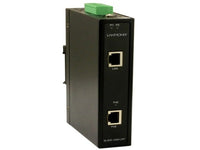 Transition Networks SI-IES-1200-LRT MEDIA CONVERTER- Industrial 10/100/1000 PoE Plus 1-port Mid-span Injector