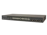 Transition Networks SM24T6DPA-OZ Managed Switch, 20-PORT Gigabit + 4 Sfp/rj Combo + 2 100/1000 SFP