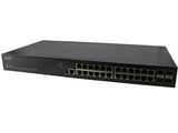 Transition Networks SM24TAT4XB-SA 24-port Gigabit PoE+ with (4) 1G/10G SFP+, 370Watt