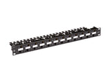 Black Box C6APP70-24-R2 CAT6A Component Level 110 Patch Panel - 1U, Rackmount, PoE+, 24-Port