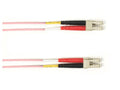 Black Box FOCMPM4-001M-LCLC-PK OM4 MM FO Patch Cable Duplx, Plenum, Pink, LCLC