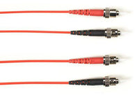 Black Box FOCMP62-STST-RD-328 62.5 MM FO Patch Cable Duplx, PLN, RED, STST 328 FT