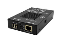 Transition Networks E-100BTX-FX-06(LC)-UK 100Base-TX RJ-45 to 100Base-FX, MM LC w/ -UK Power Supply