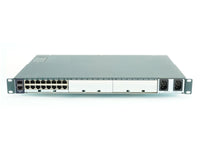 Lantronix SLC80162211G Console Server, 16 x RJ45 serial ports software selectable, 2 USB 2.0 ports, 2 GbE SFP, Dual AC Power, TAA Compliant