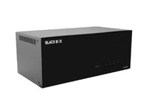 Black Box KVS4-4004VX KVM Switch, NIAP 4.0 Certified - 4-Port, Quad-Monitor, DisplayPort, CAC