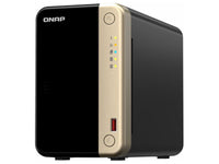 QNAP TS-264-8G-US TS-264 2-BAY HIGH-PERFORMANCE Desktop NAS. Intel 4C/4T Processor, Burst Up to 2.9GHz with 8GB DDR4 RAM ON-BOARD, 2 X 2.5GbE, 2 X M.2 2280 PCIE