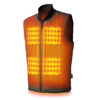 Ibex Mens Heated Workwear Vest - front view | Silarius