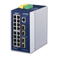 PLANET IGS-6325-16P4S Industrial L3 16-Port Gigabit 802.3at PoE+ + 4-Port SFP Managed Switch