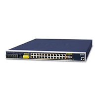 PLANET IGS-6325-24P4S Industrial L3 24-Port Gigabit 802.3at PoE+ + 4-Port SFP Managed Switch
