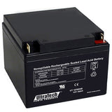 UltraTech IM-12260NB 12V 26AH Sealed Lead Acid Battery, NB Terminal