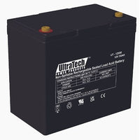 UltraTech IM-12550B 12V, 55Ah SLA Battery with T6 Terminal
