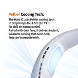 Halo-iC Dual-Tech Neck Cooler - side view | Silarius