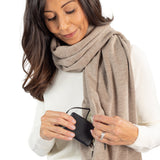 Enso Heated Scarf - Fashion Meets Function - detail view | Silarius