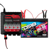 4 X 1.5 AMP Automatic Smart Lithium and AGM Battery Charger and Maintainer - rear view | Silarius