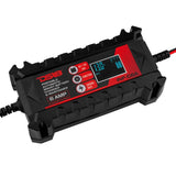 6 AMP Automatic Smart Lithium and AGM Car Battery Charger & Maintainer - detail view | Silarius