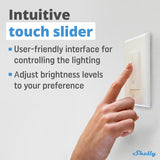 Shelly Plus Wall Dimmer x2 - detail view | Silarius