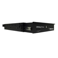 LifeSafety Power RGS150-2D8Z Rugged Power System, 8 Auxiliary Outputs, Dual Voltage, Zinc-Coated Steel Enclosure, Gray